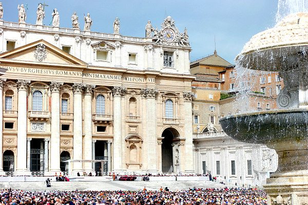 St. Peter's Square in Vatican City- Rome, Italy