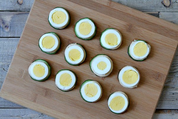 Making Spicy Cucumber Stacks