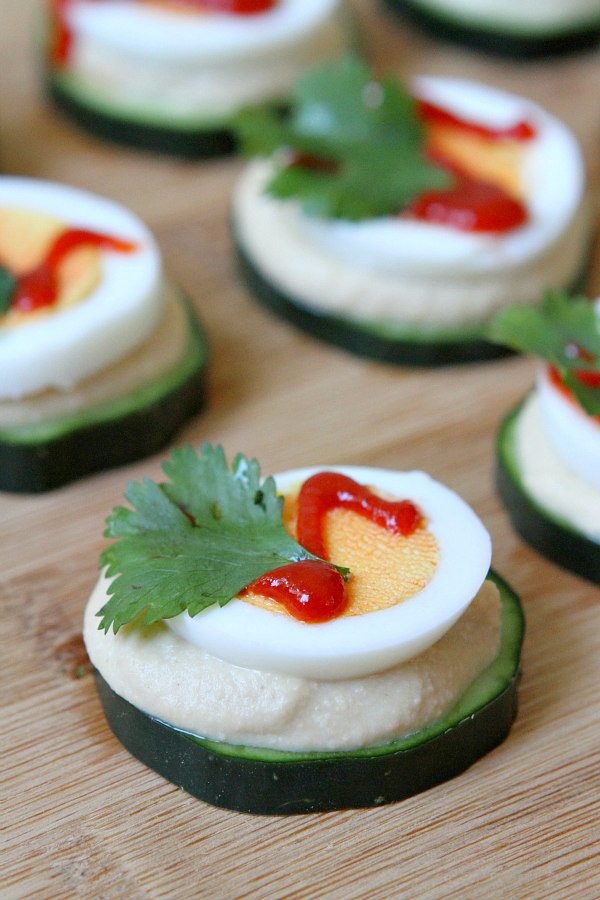 Spicy Cucumber Stacks