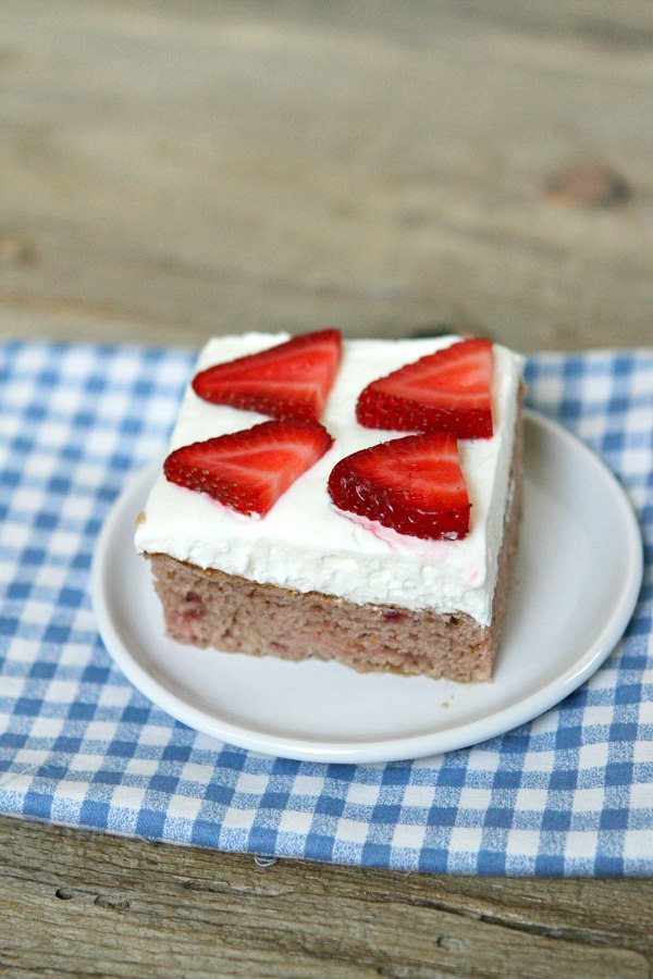 Gluten Free Strawberry Cake Recipe - RecipeGirl.com