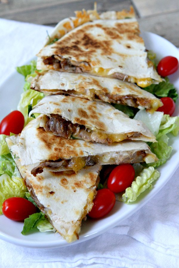 Pork Rib and Corn Quesadillas