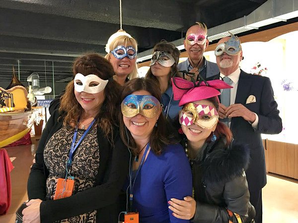 Masked Women in Italy Masked Women in Italy