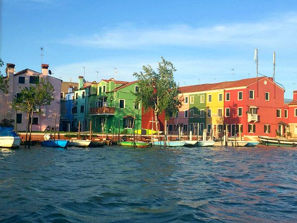 Waterfront of Burano, Italy