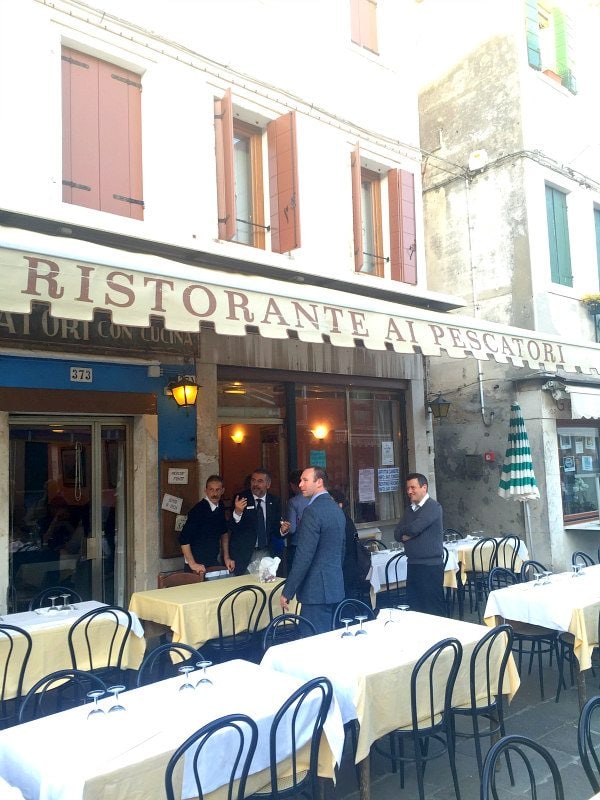 Ristorante Al pescatori in Burano, Italy