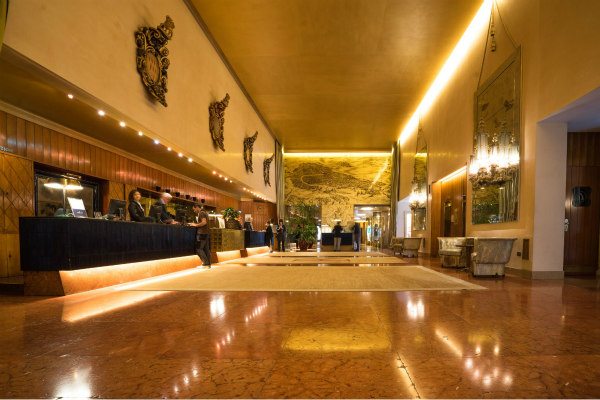 Bauer Palazzo hotel lobby in Venice, Italy