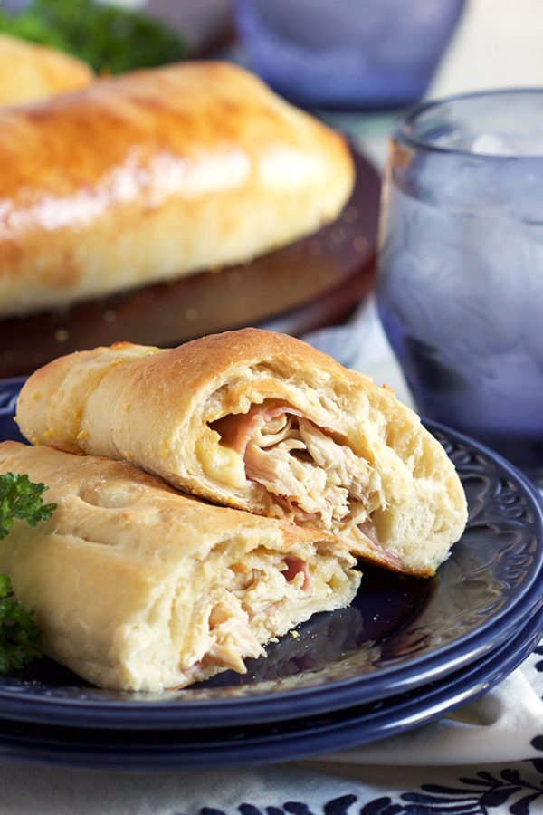 Easy Chicken Cordon Bleu Calzones recipe is perfect for quick, easy weeknight dinners.