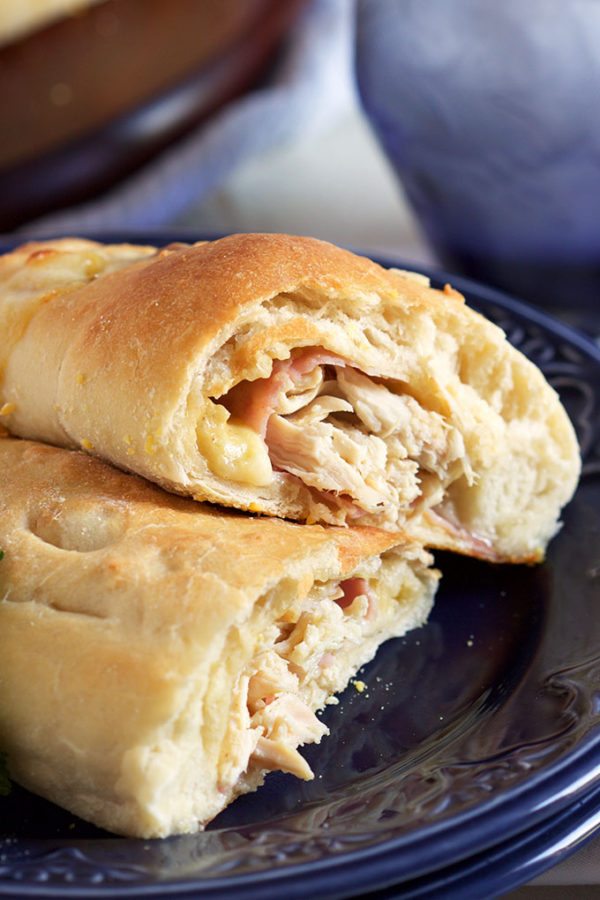 Easy Chicken Cordon Bleu Calzones recipe is perfect for quick, easy weeknight dinners.