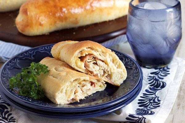 Chicken Cordon Bleu Calzones