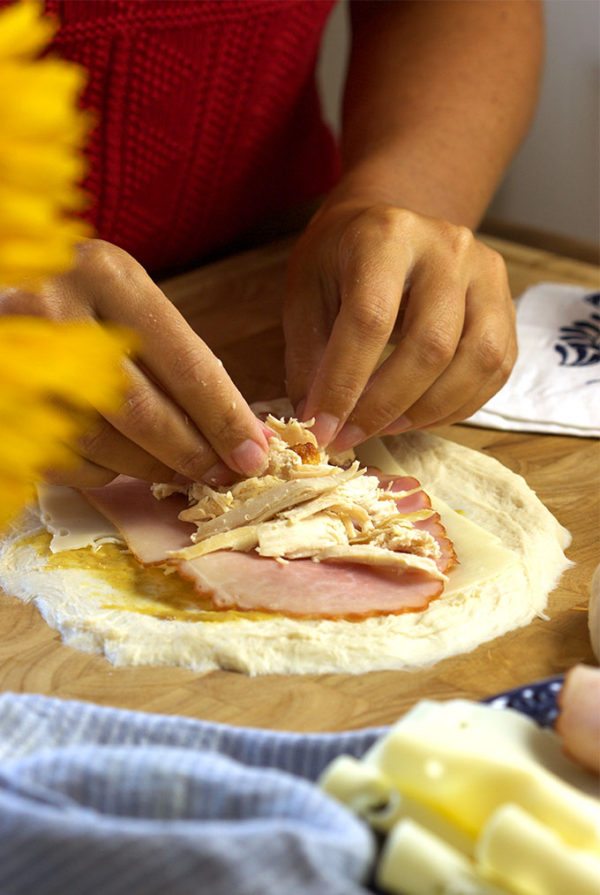 Easy Chicken Cordon Bleu Calzone recipe is perfect for quick, easy weeknight dinners.