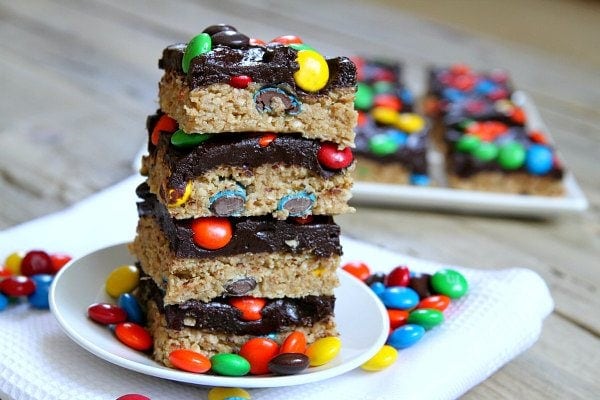 No Bake Monster Cookie Bars