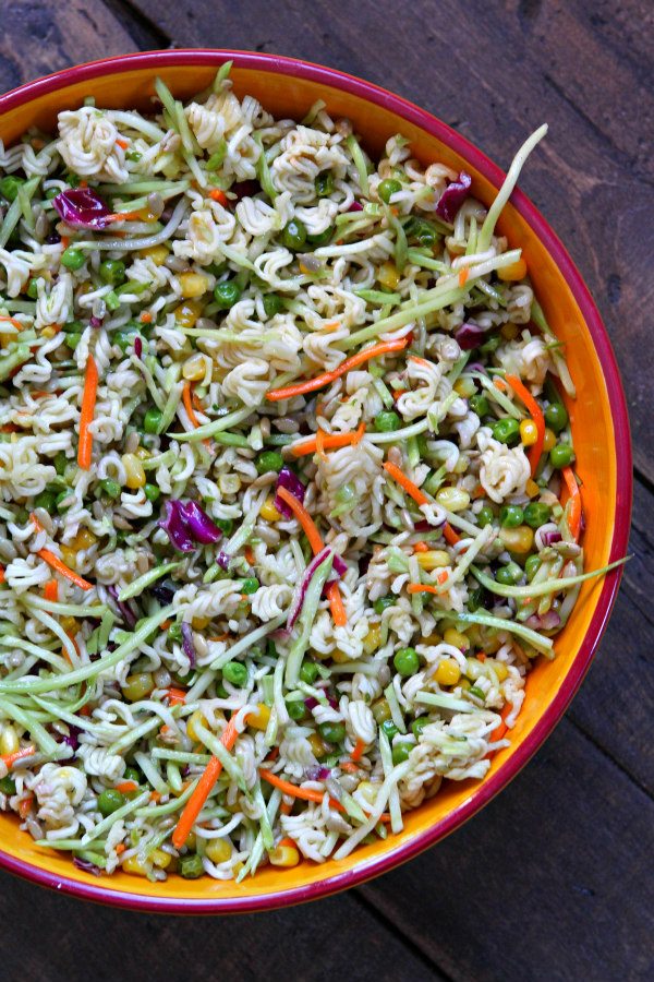 Easy Ramen Salad - from RecipeGirl.com