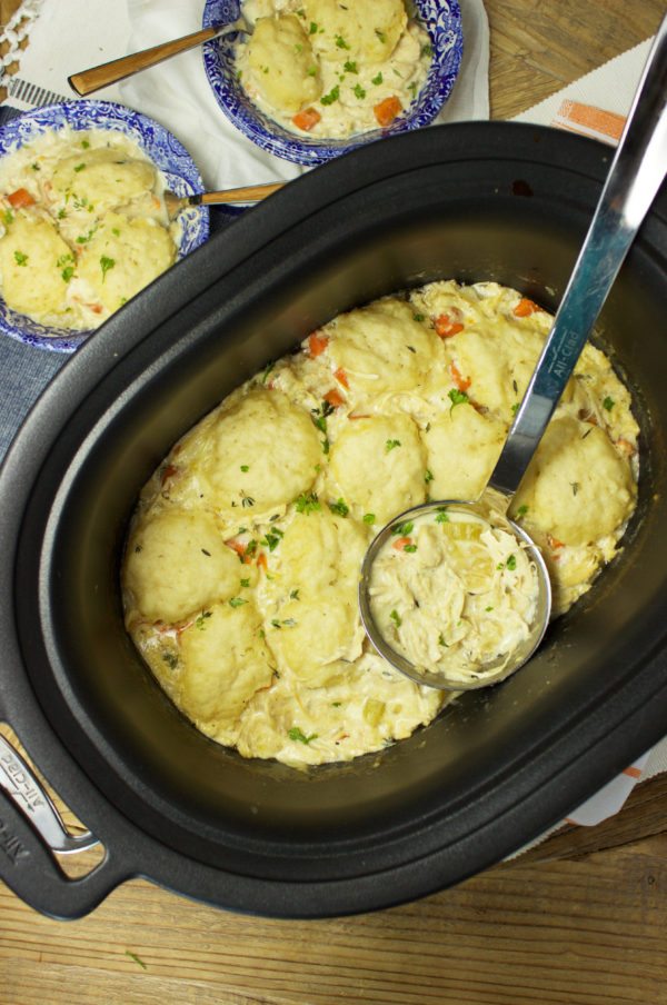 Homemade Chicken and Dumplings Recipe (Crock Pot or Instant Pot!)