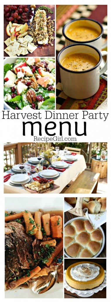 Harvest Dinner Party Menu