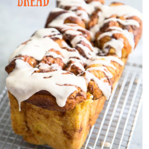 pumpkin pull apart bread pinterest image