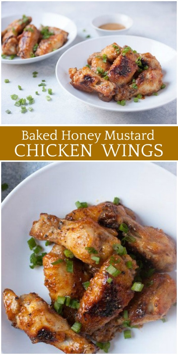 Baked Honey Mustard Chicken Wings - Recipe Girl