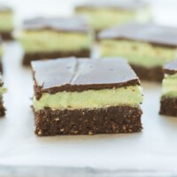 These No Bake Mint Chocolate Bars are the perfect holiday treat -- they are easy to make and even easier to eat!