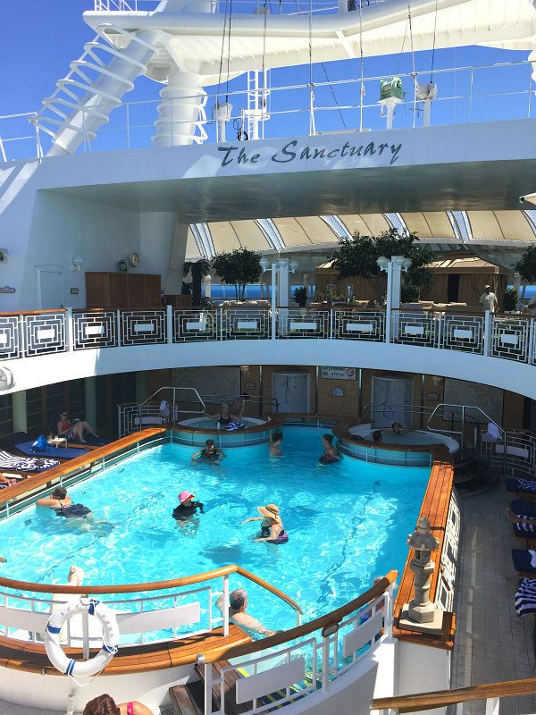 Princess Cruises Relaxing Hideaway: The Sanctuary