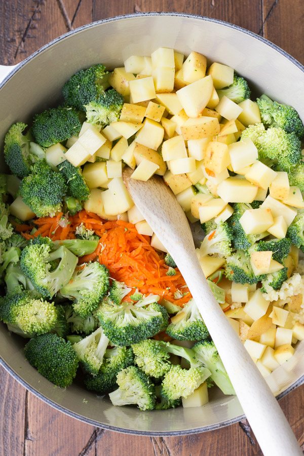 Broccoli Cheddar Soup recipe - from RecipeGirl.com