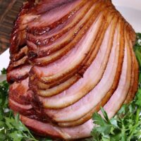 brown sugar glazed spiraled ham