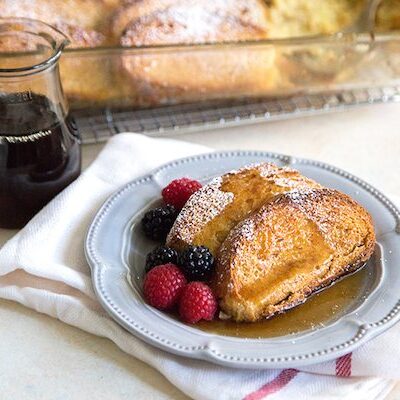 Eggnog French Toast Casserole