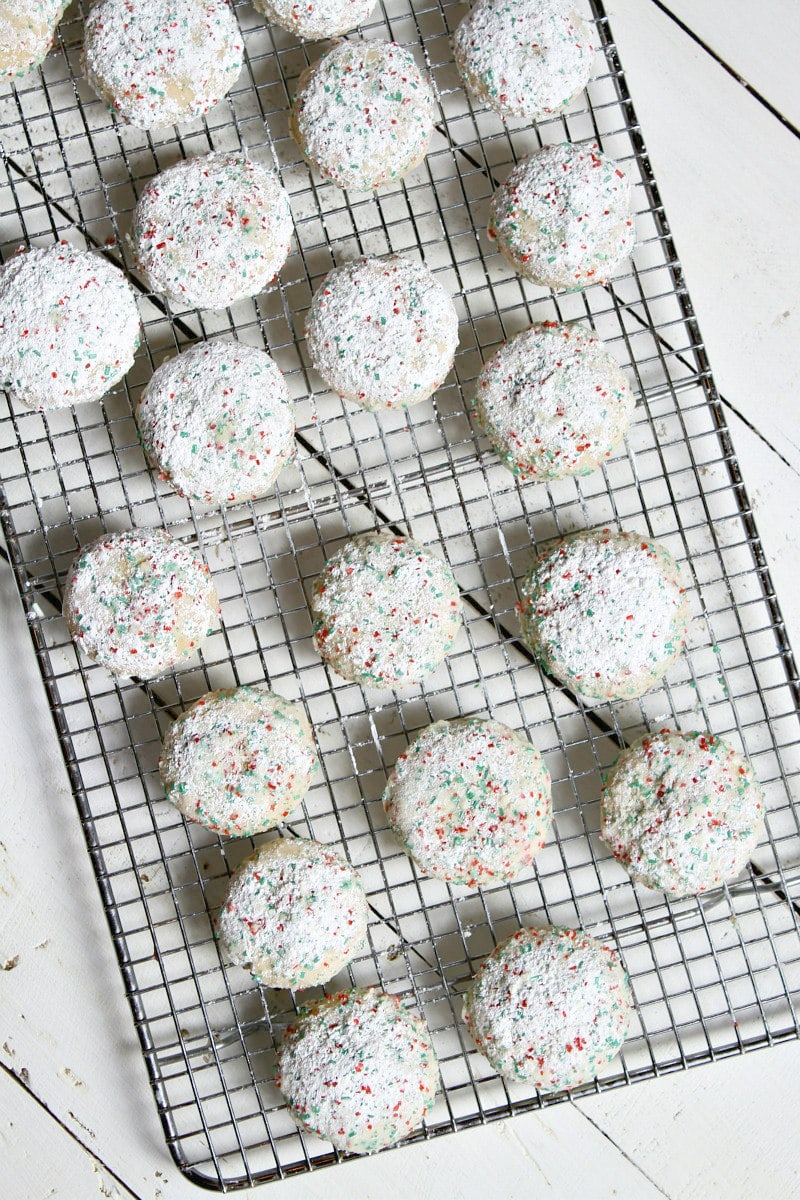 Holiday Nuggets on a cooling rack