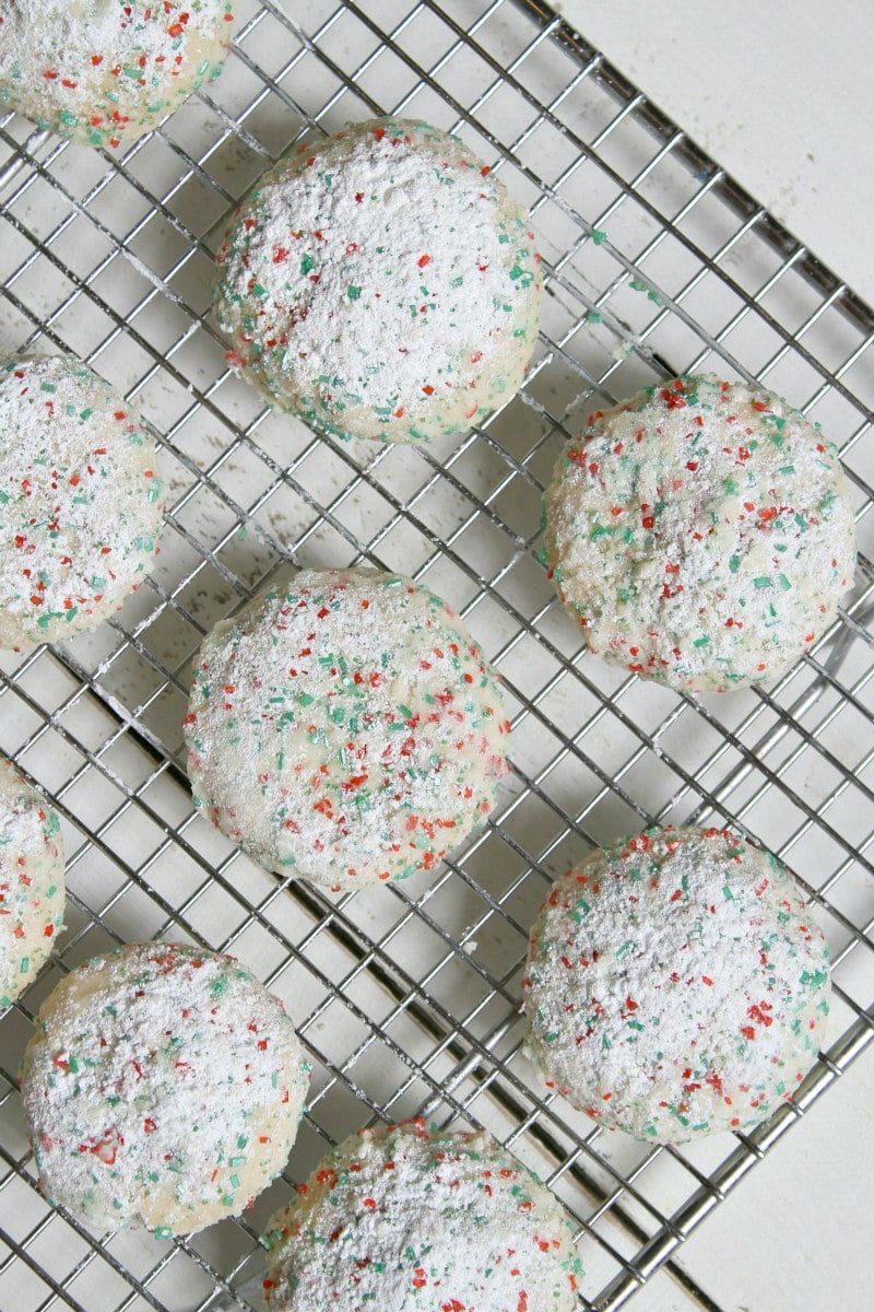 Holiday Nuggets on a cooling rack