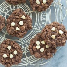 Double Chocolate Oatmeal Cookies