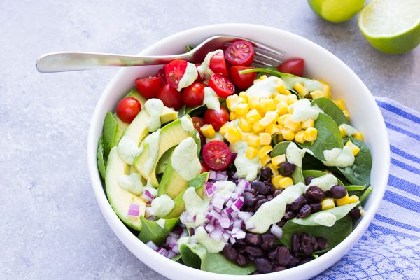 Southwest Spinach Salad 