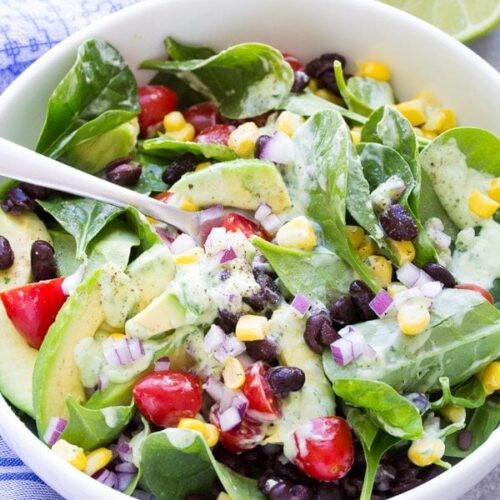 Southwest Chopped Salad - Peas and Crayons