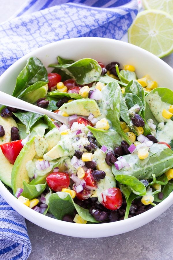 Southwest Spinach Salad