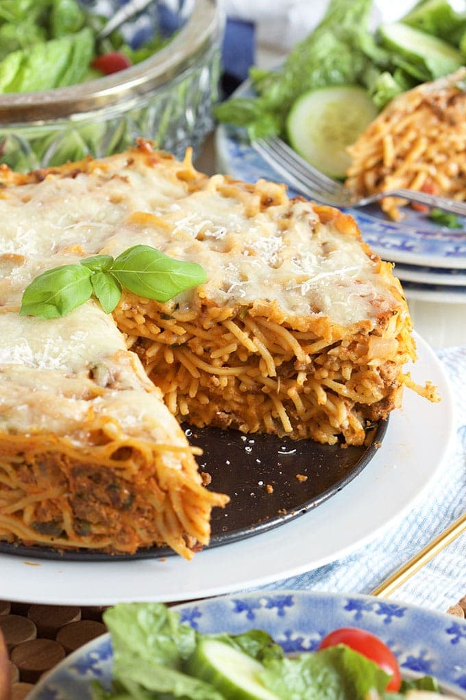 Easy Spaghetti Pie 