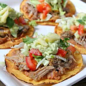 carnitas tostadas