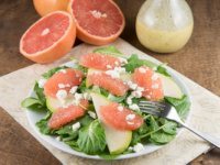 Grapefruit Salad with Champagne Viniagrette - from RecipeGirl