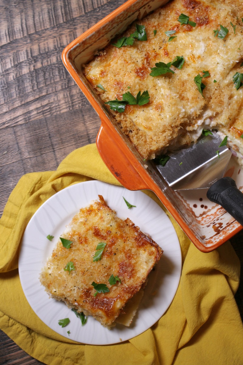 Chicken Cordon Bleu Lasagna