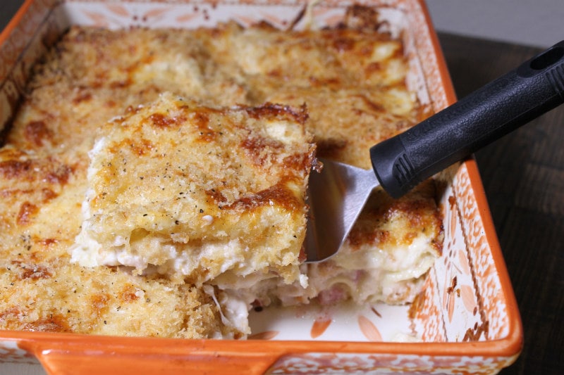 Chicken Cordon Bleu Lasagna - Recipe Girl