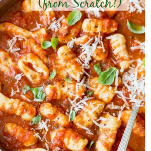 pinterest image for potato gnocchi