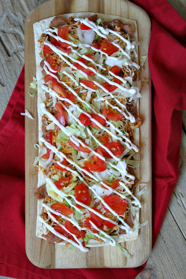 Skinny Taco Pizza 