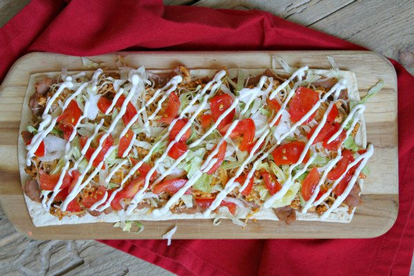 Skinny Taco Pizza