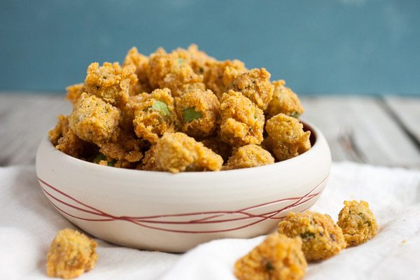 Classic Fried Okra recipe - from RecipeGirl.com
