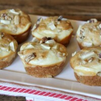 Apple Walnut Cheesecake Muffins