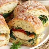 Italian Chicken Cutlet Sandwiches