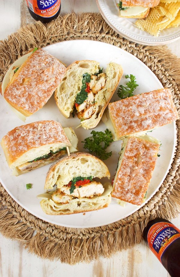 Italian Chicken Cutlet Sandwiches recipe by RecipeGirl.com
