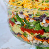 layered nacho salad