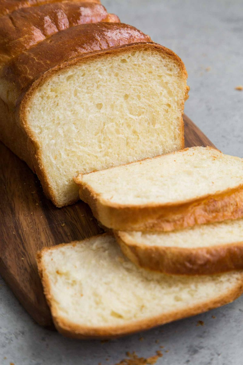 sliced Brioche Loaf Bread