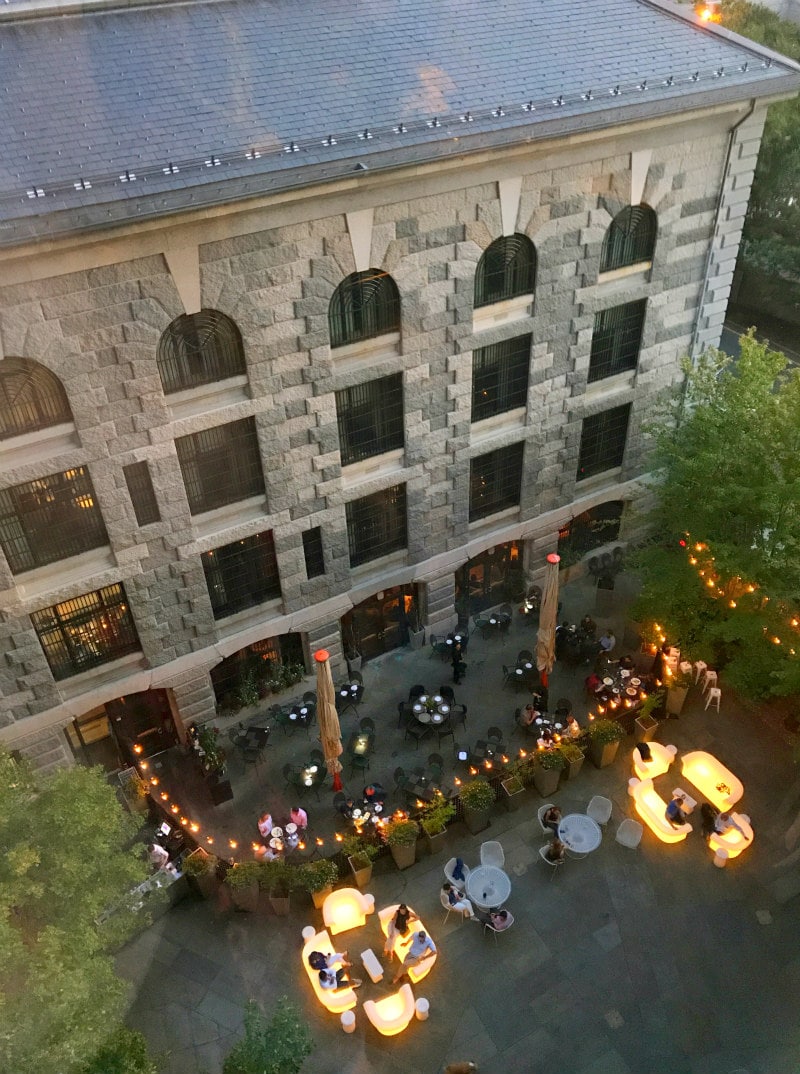 Liberty Hotel Boston - view to interior courtyard