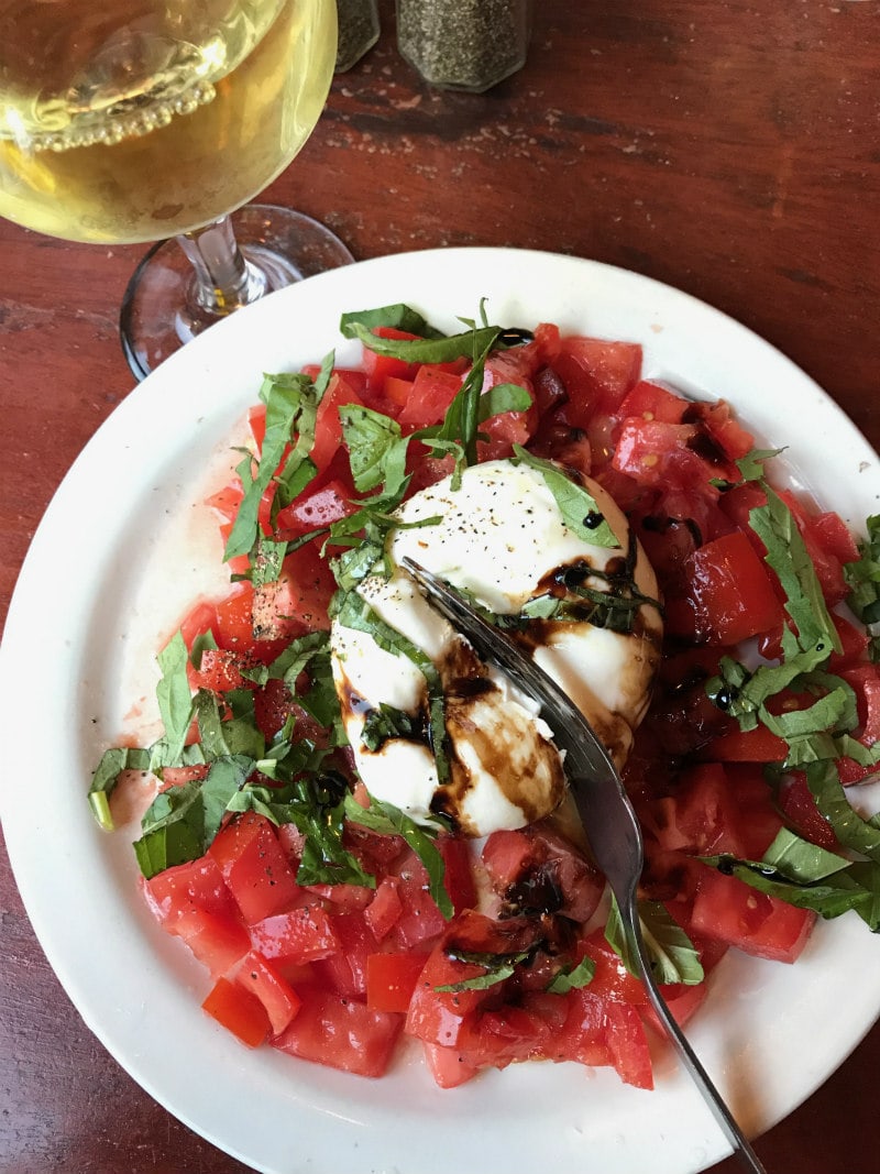 Caprese Salad at Giacomos, North End Boston