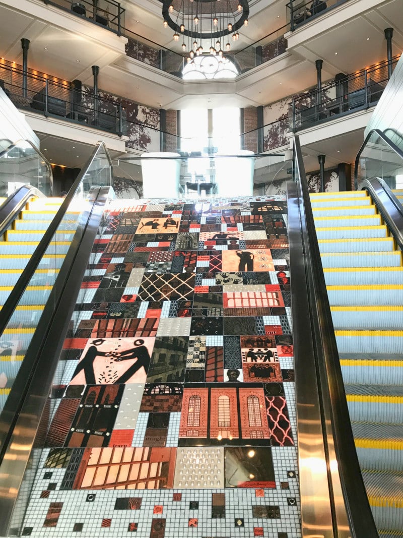 Liberty Hotel Boston - escalator entrance