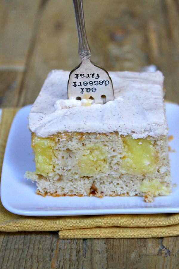 Snickerdoodle Poke Cake