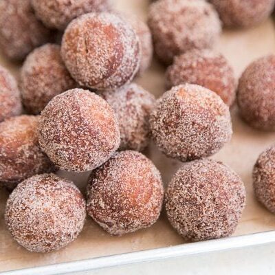 Apple Cider Doughnut Holes