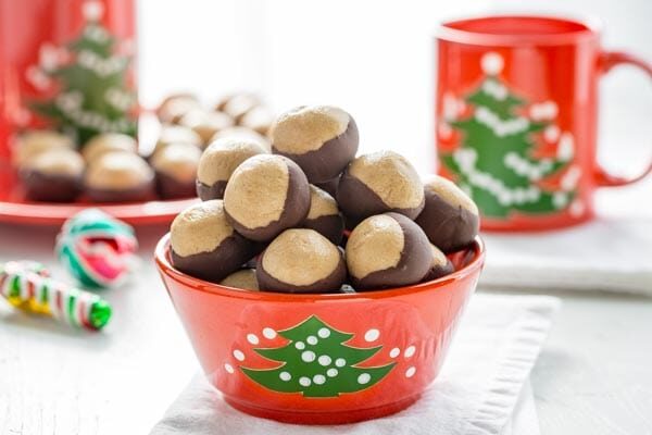 Classic No Bake Buckeyes recipe from RecipeGirl.com